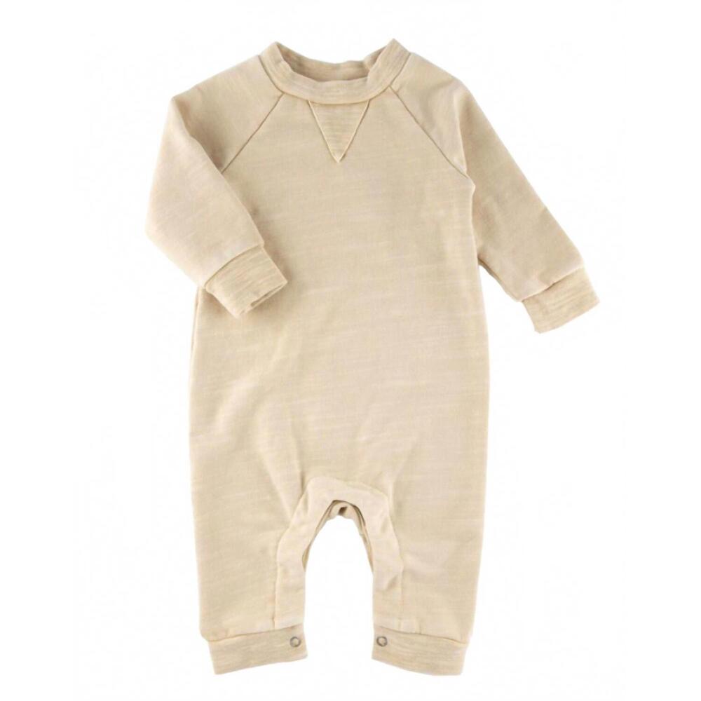 NEW MIKI MIETTE kids henry romper in oatmeeal